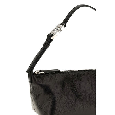 Fendi Black Calf Leather Bos Taurus Clutch Bag