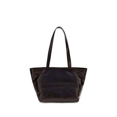 Alexander Wang Brown Calf Leather Bos Taurus Shoulder Bag