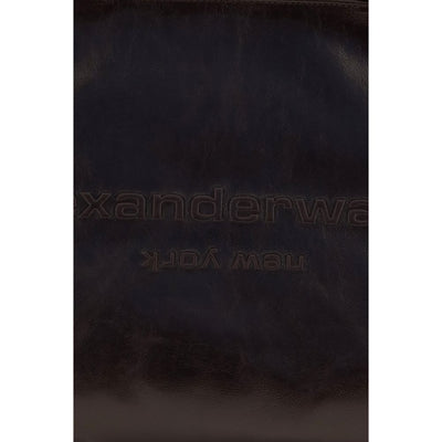 Alexander Wang Brown Calf Leather Bos Taurus Shoulder Bag