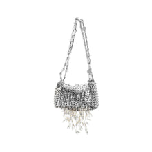 Rabanne Silver Stainless Steel Shoulder Bag