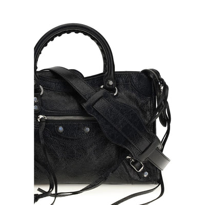 Balenciaga Black Lamb Ovis Aries Shoulder Bag