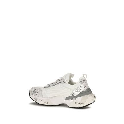 Dsquared² White Polyester Athletic Sneakers