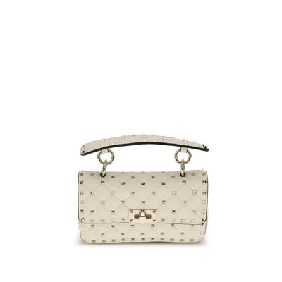 Valentino Garavani Beige Calf Leather Bos Taurus Handbag