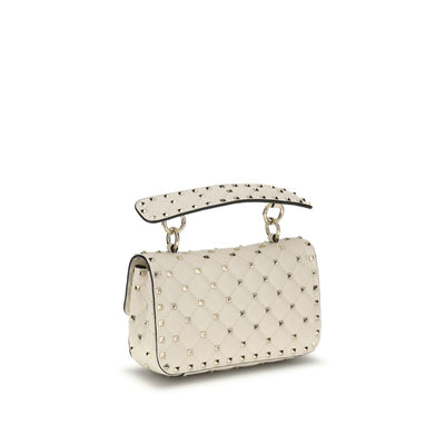 Valentino Garavani Beige Calf Leather Bos Taurus Handbag