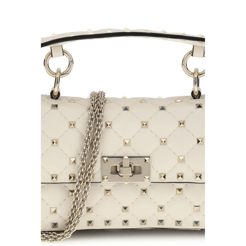 Valentino Garavani Beige Calf Leather Bos Taurus Handbag