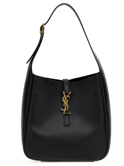 Saint Laurent Black Calfskin Shoulder Bag