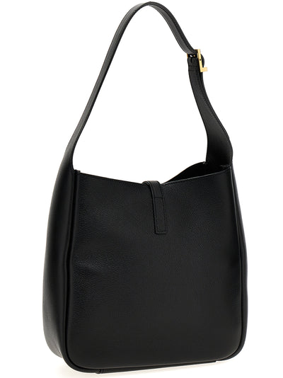 Saint Laurent Black Calfskin Shoulder Bag