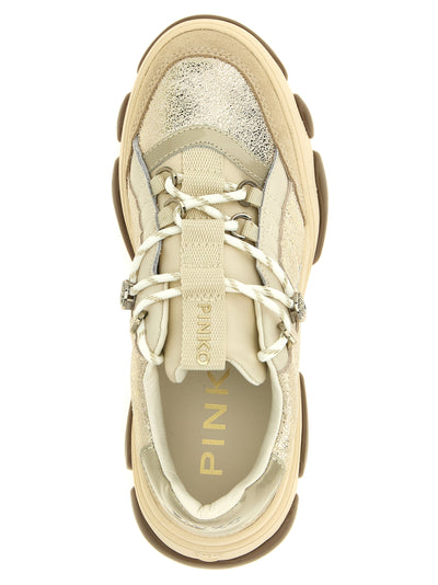 PINKO Multicolor Cowhide Chunky Sneakers