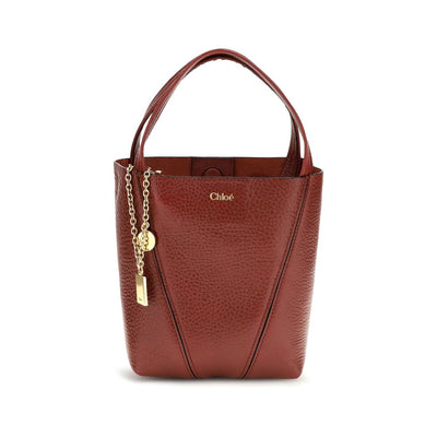 Chloé Red Calf Leather Bos Taurus Shoulder Bag