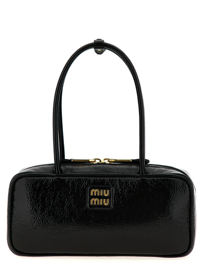Miu Miu Black Lamb Leather Handbag