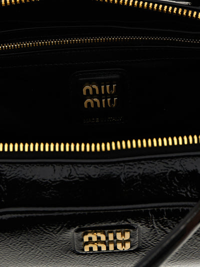Miu Miu Black Lamb Leather Handbag