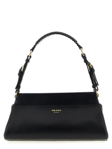 Prada Black Calfskin Shoulder Bag