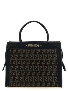 Fendi Brown Cotton Tote Bag