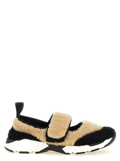 Marni Bicolor Lamb Leather Chunky Sneakers