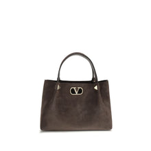 Valentino Garavani Brown Calf Leather Bos Taurus Handbag