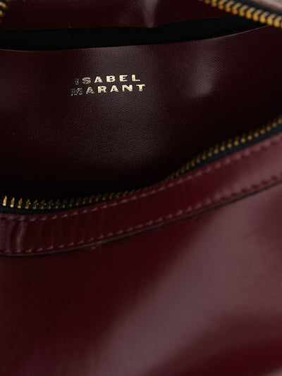 Isabel Marant Bordeaux Calfskin Shoulder Bag