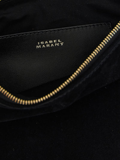 Isabel Marant Black Calfskin Shoulder Bag