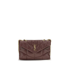 Saint Laurent Bordeaux Lamb Ovis Aries Shoulder Bag