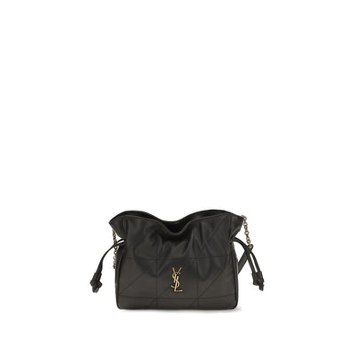 Saint Laurent Black Lamb Ovis Aries Clutch Bag