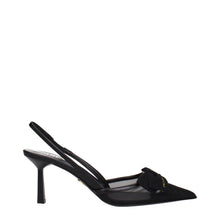 Prada Black Fibres High Heel Pumps