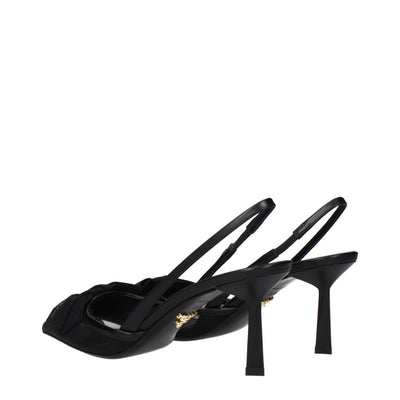 Prada Black Fibres High Heel Pumps