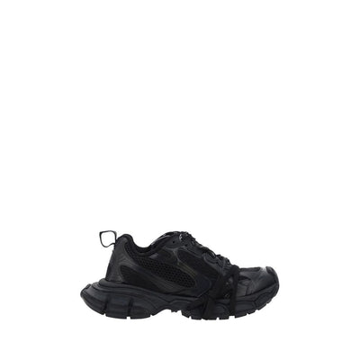 Balenciaga Black Polyurethane Chunky Sneakers