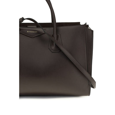 Givenchy Brown Calf Leather Bos Taurus Shoulder Bag