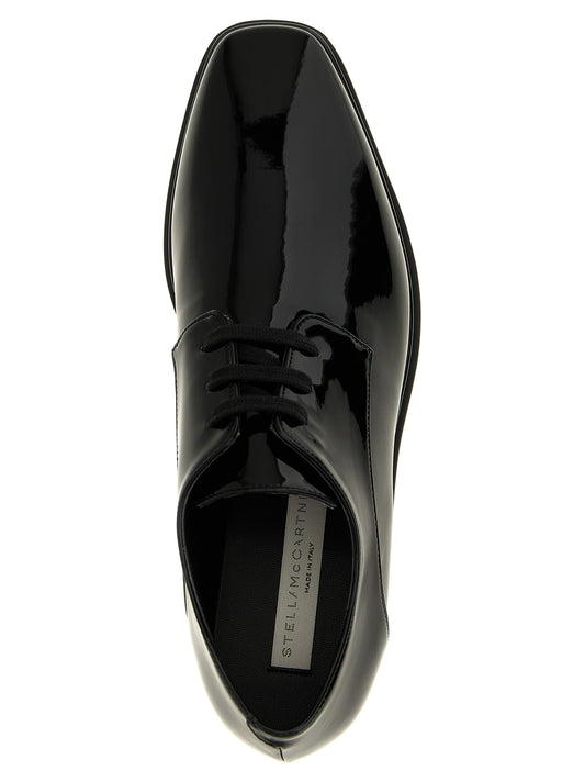 Stella McCartney Black Polyethylene Wedge Sandals