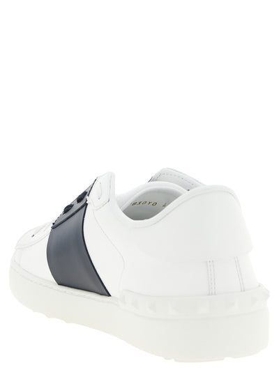 Valentino Garavani Blue Calfskin Low Top Sneakers