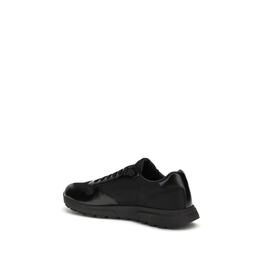 Prada Black Recycled Polyamide Athletic Sneakers