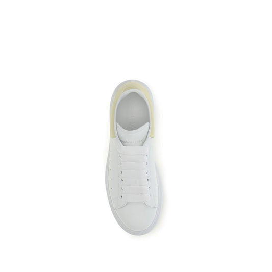 Alexander McQueen White Calf Leather Bos Taurus Chunky Sneakers
