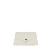 Alexander McQueen White Calf Leather Bos Taurus Clutch Bag