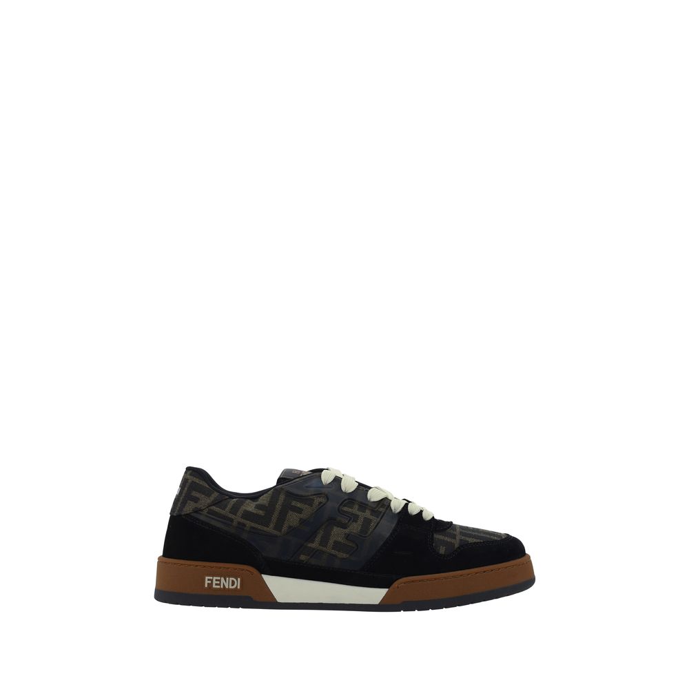 Fendi Multicolor Calf Leather Bos Taurus Sneakers
