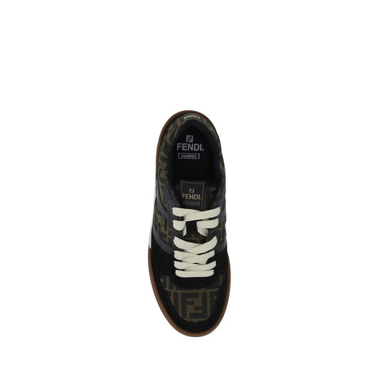 Fendi Multicolor Calf Leather Bos Taurus Sneakers