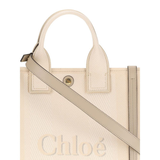 Chloé Beige Cotton Handbag