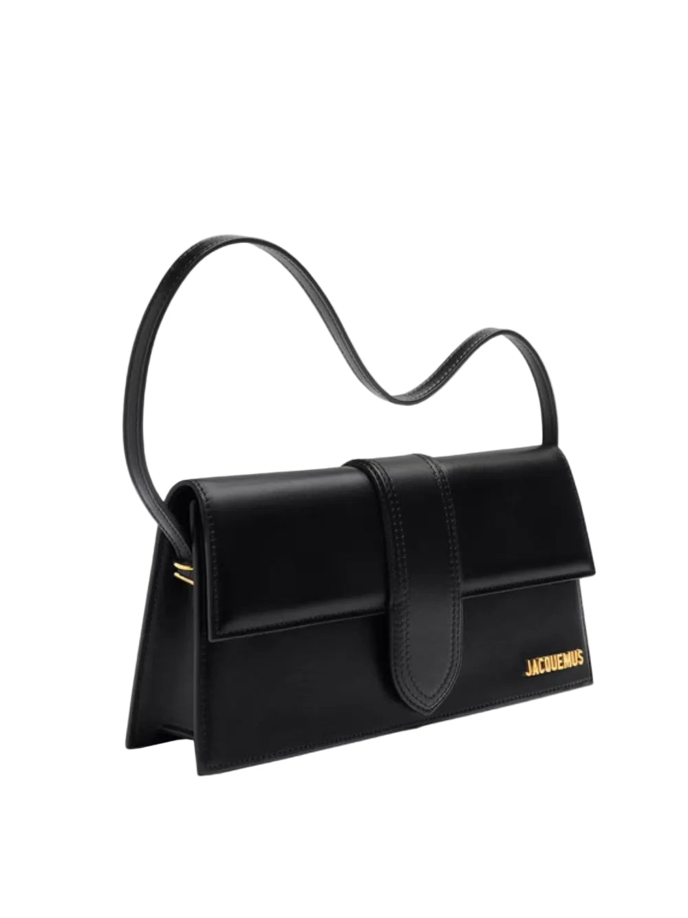 Jacquemus Black  leather Le Bambino Long bag