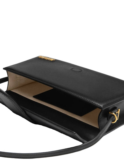 Jacquemus Black  leather Le Bambino Long bag
