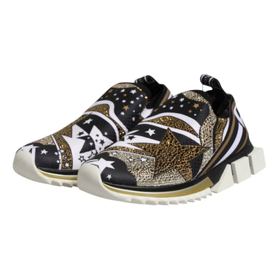 Dolce & Gabbana Multicolor Sorrento Low Top Sneakers Shoes