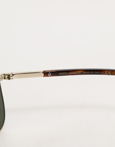 Dolce & Gabbana DG2125 Silver Frame Aviator Shades Eyewear Sunglasses Children