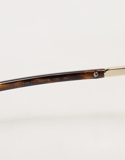 Dolce & Gabbana DG2125 Silver Frame Aviator Shades Eyewear Sunglasses Children