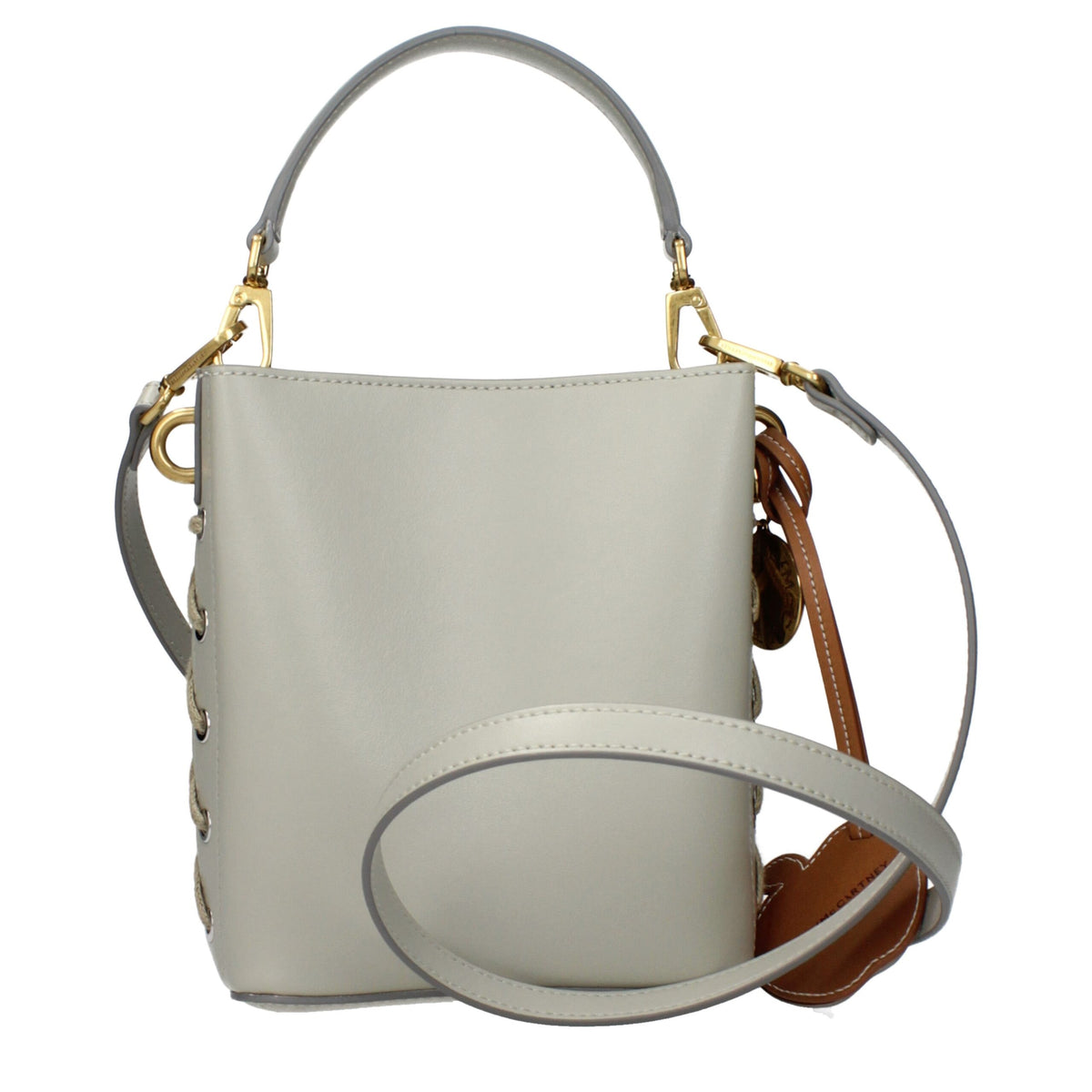 Stella McCartney Gray Leather Handbag